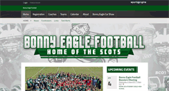 Desktop Screenshot of bonnyeaglefootball.com
